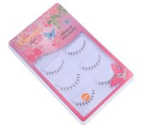 GETAJGHSD 10pares Natural Fake Bottom Lashes Strip For Under Eye Transparent Base False Lashes For Women Per Box