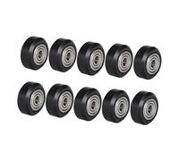 GETAJGHSD 10piezas Ruedas De Rodamiento Plástico V-shape Para Impresoras De Modelo Pasivo Para Alineación De Ruedas y Cintas