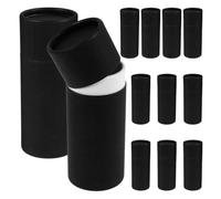 GETAJGHSD 12 Tubos de Papel para Envasar Aceites Esenciales Tapa, Cajas Cilíndricas Elegantes de 50ml para Almacenamiento y Obsequio en Ocasiones Obsequios