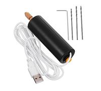 GETAJGHSD 1Pieza Mini Taladro Eléctrico USB Carga Herramienta de Perforación para DIY Joyería Accesorios Compacto y Práctico