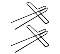 GETAJGHSD 2 Clips Metálicos para Notas Musicales, Sujetalibros de Partitura en Color Negro, Práctica Abrazadera para Partituras, Accesorios Portátiles para Músicos y Estudiantes