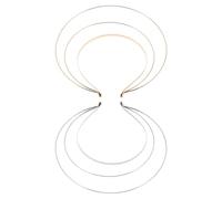 GETAJGHSD 2 Diademas de Aro Metálico de Triple Capa para Mujer Diseño Antiguo, Accesorio Versátil para Bodas y Manualidades Que Se Mantiene Seguro en Su Lugar