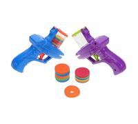 GETAJGHSD 2 Piezas De Platillo Volador, Juego De Piscina Interactivo para Gatos, Lanzador De Discos Voladores, Juguete para Exteriores, Lanzador De Discos para Niños, Juegos Al Aire Libre