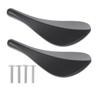 GETAJGHSD 2 Pomos Vintage para Muebles de Aleación de Zinc Diseño en Forma de Hoja, Tiradores Duraderos para Armarios y Cajones en Oficina o Dormitorio