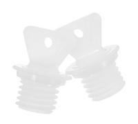 GETAJGHSD 2 Tapones para Bolsas de Agua Caliente de Plástico Pp, Fácil de Usar Sello Hermético, Ideales para Bolsas de Agua Caliente de Color Claro