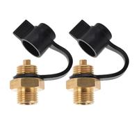 GETAJGHSD 2 Válvulas de Aire para Tanque de Gas de Camión, Conector Recto para Cilindro, Válvula de Ventilación de Presión Regulada, Accesorio para Compresor y Purgador Automático, Uso