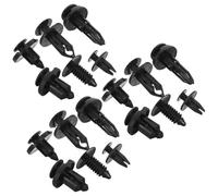 GETAJGHSD 200 Clips de Retención de Coche de Nylon Negro para Reparaciones y Proyectos Diy, Fijación Versátil para Capós y Carrocerías