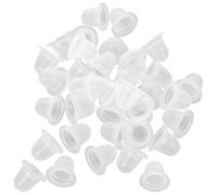 GETAJGHSD 200 Copas de Tatuaje de Silicona en Forma de U Desechables para Pigmentos, Kit de Vasos de Tinta 200 Unidades, Ideales para Artistas Profesionales y Amateurs