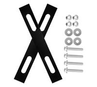 GETAJGHSD 2piezas Placa Portaequipaje Trasero Motocicleta Montaje Fácil para Bicicleta Eléctrica y Moto Accesorio Robusto para Caja Trasera Compatible con Varios Modelos