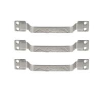 GETAJGHSD 3 Piezas Agarraderas para Cajones de Acero Inoxidable, Tiradores de Muebles, Sólido, Plata, para Escritorio y Armario, Hogar y Baño