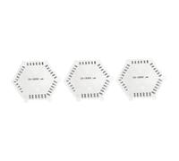 GETAJGHSD 3piezas Medidor De Grosor De Películas Húmedas Inoxidable Galga De Reutilizable Para Mediciones Precisas Superficies Coated