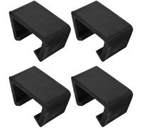 GETAJGHSD 4 Clips de Plástico Negro para Muebles de Patio, Abrazaderas Fáciles de Usar sin Dejar Rastro, para Sillas y Sofás en Oficina o Tienda