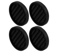 GETAJGHSD 4 Copas Antideslizantes de Goma Protectores para Mesas y Sillas Altura 1cm para Patas de Muebles y Ruedas en Hogar Suelo de Madera Dura