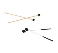 GETAJGHSD 4 Piezas Palillos de Marimba para Xilófono Cabeza de Goma y Mango de Madera Abs, Buena Resistencia y Tacto Cómodo para Principiantes en Educación Primaria