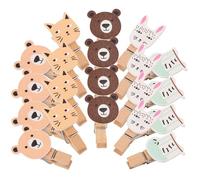 GETAJGHSD 40 Clips de de Madera Soporte Resistente y No Fácil de Romper Diseño de para Manualidades Adecuado para de Cumpleaños y Tarjetas