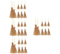 GETAJGHSD 40 Piezas De Decoraciones De Halloween En Miniatura, Palos De Escoba Decorativos, Mini Palos De Escoba, Escobas De Mago Diminutas, Mini Decoración para La Casa, Escoba Decorativa