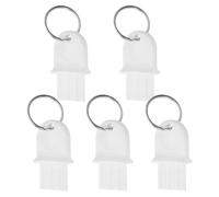 GETAJGHSD 5juegos Llaves para Dispensador de Toalla de Papel con Anillas Llave para Dispensador de Papel Higiénico Comercial Repuesto Resistente de Inoxidable y Fácil de Usar y Conveniente