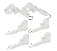 GETAJGHSD 6 Piezas Ganchos de Control de para Cortinas de Repuestos para Mecanismo de Persiana Horizontal Accesorios Prácticos de Instalación Color Blanco