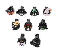 GETAJGHSD 9piezas Clip Ambientador De Aire Para Coche Tema Halloween Decoración Aromática De Calabaza Fácil Instalación Ventilación Aromaterapia Para Mantener El Automóvil Fresco