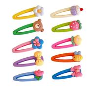 GETAJGHSD Accesorios Cabello de Niña Pinzas Pequeñas y Dibujos Animados de Frutas, Set Surtido de 10 Piezas para Peinados Infantiles y Eventos Obsequios Varios estilos