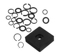 GETAJGHSD Anillo de Retención para Llave de Impacto Junta Tórica, Clip de Fijación Compatible Herramientas Neumáticas 1/2 y 3/8, Juego de 5 Piezas para Reparaciones Industriales