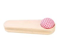 GETAJGHSD Badajo de Sastre de Madera Beige Bordes Redondeados para Uso Doméstico, Herramienta Multifuncional Ligera Que Mantiene la Tela en Buen Estado