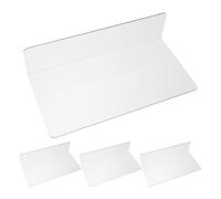 GETAJGHSD Barrera para Mascotas Debajo Cama y Sofá, Protector de Muebles en PVC Estructura en L, Grosor 2mm y Adhesivo sin Rastro, Paquete de 4 Piezas para Sala y Dormitorio