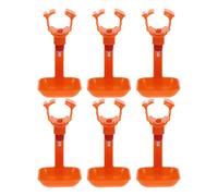 GETAJGHSD Bebedero para Cría de Aves de Corral 6 Unidades, Cuenco de Agua Pequeño de Plástico para Pollitos, Palomas y Codornices, Dispensador Automático Que Reduce Desperdicio de Agua