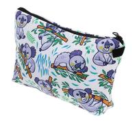 GETAJGHSD Bolsa de Maquillaje Ligera Cremallera, Diseño Creativo de Koala, Poliéster Resistente, Adecuado para Turismo y Almacenamiento Práctico