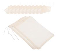 GETAJGHSD Bolsas de Algodón Grueso Cordón para Filtrar Condimentos en Guisos, sin Residuos y Aptas para Hacer Sopas y Decocciones, Paquete de 50 Unidades