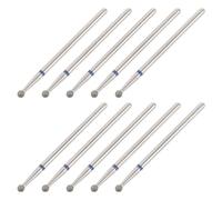 GETAJGHSD Brocas para Uñas de Carburo de Silicio y Juego de 10 Resistencia al Desgaste Resultados Precisos para Manicura Rusa y Uso en Salón Profesional