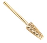 GETAJGHSD Cabezal de Taladro para Uñas de Carburo de Tungsteno Dorado Diseño Ligero y Pulido sin Polvo Adecuado para Decoración y Herramientas de Manicura Profesional