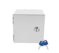 GETAJGHSD Caja de Seguridad para Enchufes Inoxidable con Cerradura Antirrobo para Protección de Enchufes Eléctricos Compatible con Varios Tipos de de Corriente de Instalar y Atractiva
