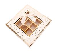 GETAJGHSD Caja para Bombones Vacía Beige 25 Espacios, Embalaje para Chocolates en Cumpleaños y Eventos Familiares, Diseño para Dulces Artesanales