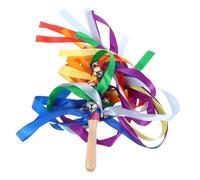 GETAJGHSD Campana De Varilla, Cinta Arcoíris, Juguete De Cinta Arcoíris, Cinta Musical Giratoria, Cintas De Mano, Cintas De Circo, Serpentinas, Equipo De Educación Física, Serpentina De