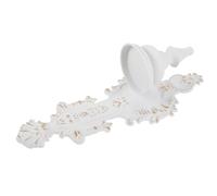 GETAJGHSD Candelabro de Pared Gancho sin Taladro Blanco Estilo Europeo de Hierro Elegante y Delicado para Decoración Multipropósito Hogar