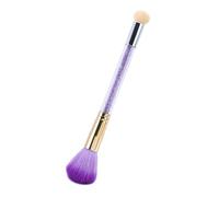 GETAJGHSD Cepillo de Esponja para Uñas Doble Cabeza Mango de Aleación y Fibra de Lana, Pincel para Manicura Aplicación de Polvo Brillante, Herramienta para Salón y Hogar