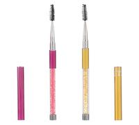 GETAJGHSD Cepillos para Pestañas en Espiral de Plástico, Aplicadores Portátiles y Cómodos para Maquillaje Diario, Pack de 2 Unidades para Levantar y Definir Pestañas