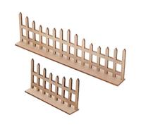 GETAJGHSD Cerca Vintage de Madera para Mini Huerto y Paisaje Exterior y Seguro para Decoración de Micro Jardines