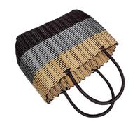 GETAJGHSD Cesta de Almacenamiento Tejida a Mano para Baño y Cocina, Organizador de Mano para Eventos como Navidad y Acción de Gracias