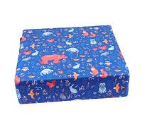 GETAJGHSD Cojín Elevador Para Silla Niños Portáti l Desmontable Tela Azul Para Comedor Bebés Uso Diario Práctico