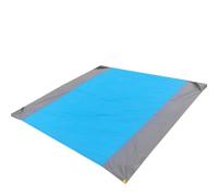 GETAJGHSD Colchoneta de Playa de Poliéster, Ligera y Plegable Cuatro Clavos de Plástico, Adecuado para Actividades al Aire Libre y Picnic Familiar