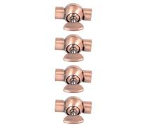 GETAJGHSD Conector de Luz Doble para Lámpara Pequeña de Metal, Accesorio DIY Ángulo Ajustable, Pack de 4 Piezas para Lámpara de Pared y Decoración