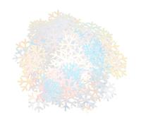 GETAJGHSD Confeti de Copos de Nieve Navideños 600 Piezas, Adorno para Árbol de Navidad, Confeti Creativo de Lentejuelas para Bodas y Fiestas, Decoración de Mesa y Ambiente Estilo Aleatorio