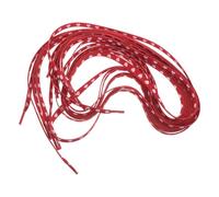 GETAJGHSD Cordones Planos para Zapatillas de Poliéster Rojo Estampado de Corazones Blancos, Lavables y Reemplazo Adecuado para Uso Diario, Paquete de 4 Pares