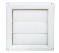 GETAJGHSD Cubierta de Ventilación de Aire para Pared Exterior 100mm, Rejilla para Secadora Resistente Intemperie, Cubierta Plástica para Conducto de Ventilación Flujo de Aire
