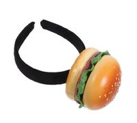 GETAJGHSD Diadema Acabado de Esponja Ligera de Hamburguesa Divertida Accesorio para Fiesta y Disfraz de Halloween o Navidad para Fiesta y Disfraz de Halloween o Navidad