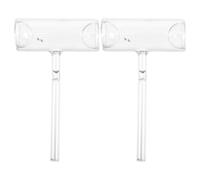 GETAJGHSD Equipo de Laboratorio de Vidrio para 2 Tubos de Sublimación Sellados Transparente para Experimentos Educativos y Demostración de Sublimación Física