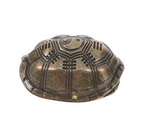 GETAJGHSD Estatua Tortuga Feng Shui con Monedas I Ching para Prosperidad Decoración Hogar Sabiduría Portátil