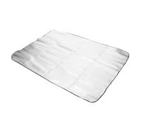 GETAJGHSD Esterilla de Playa Portátil de Aluminio para Picnic y Acampada, Ligera y Fácil de Transportar, Manta Exterior 2x1.5 Metros Color Plata Adecuado para Actividades al Aire Libre